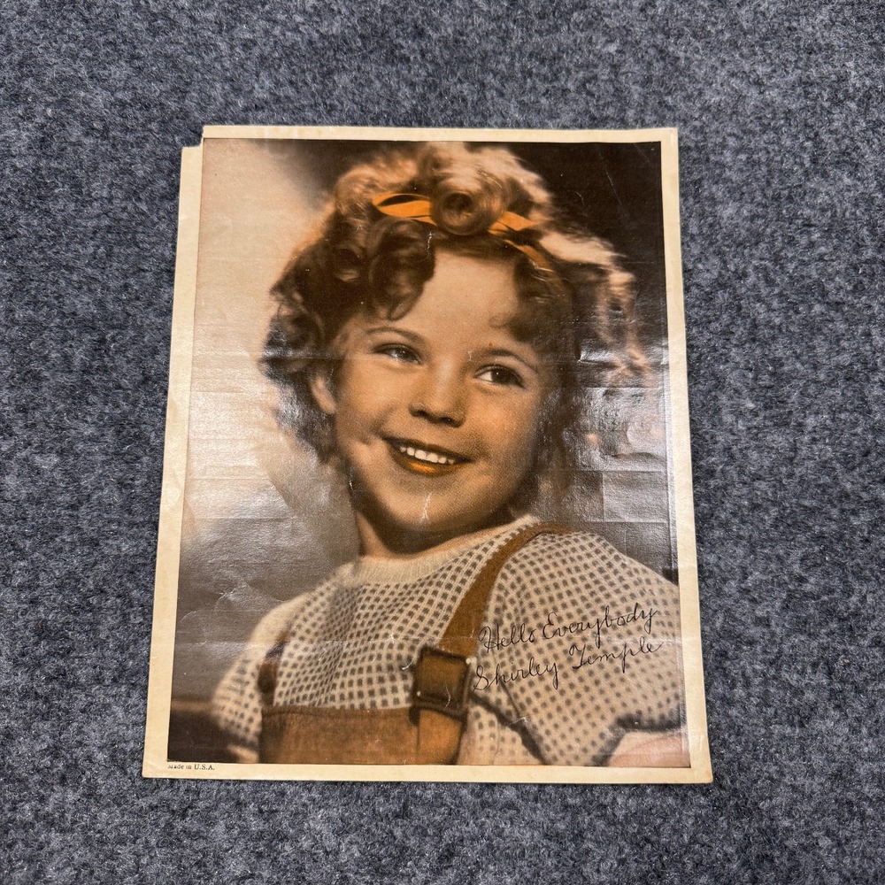Rare Lake Charles LA Shirley Temple 1934 Vintage Photo & Theater Herald Program